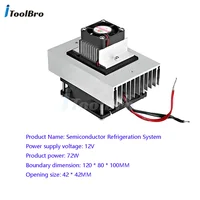 Réfrigération à semi-conducteur 12V Peltier refroidisseur électronique équipement de refroidissement réfrigérateur refroidissement climatiseur pour animaux de compagnie 6