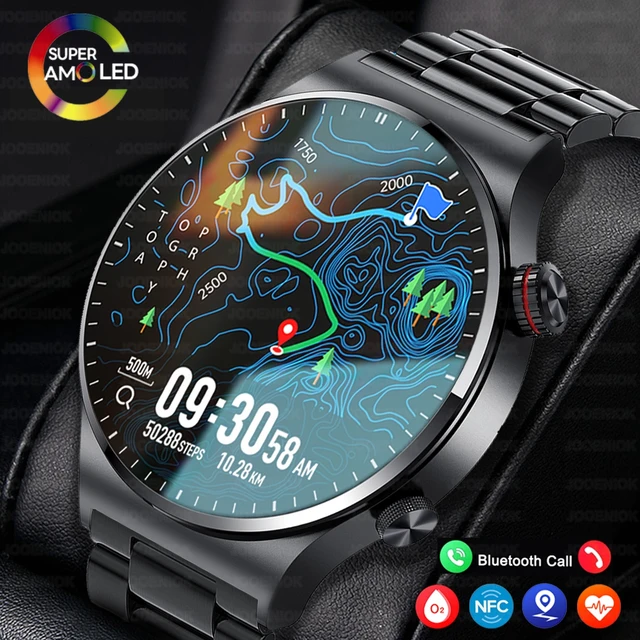 2026 New Bluetooth Call Smart Watch Men NFC Full Screen Blood Pressure ECG Health Monitor Sport Bracelet Waterproof Smartwatch