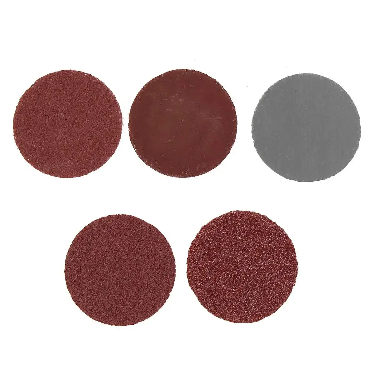 Sanding Disc Sanding Pad 1inch 1/8inch Shank Abrasives Hook Loop Backer SandPaper Mixed Set 100Pcs