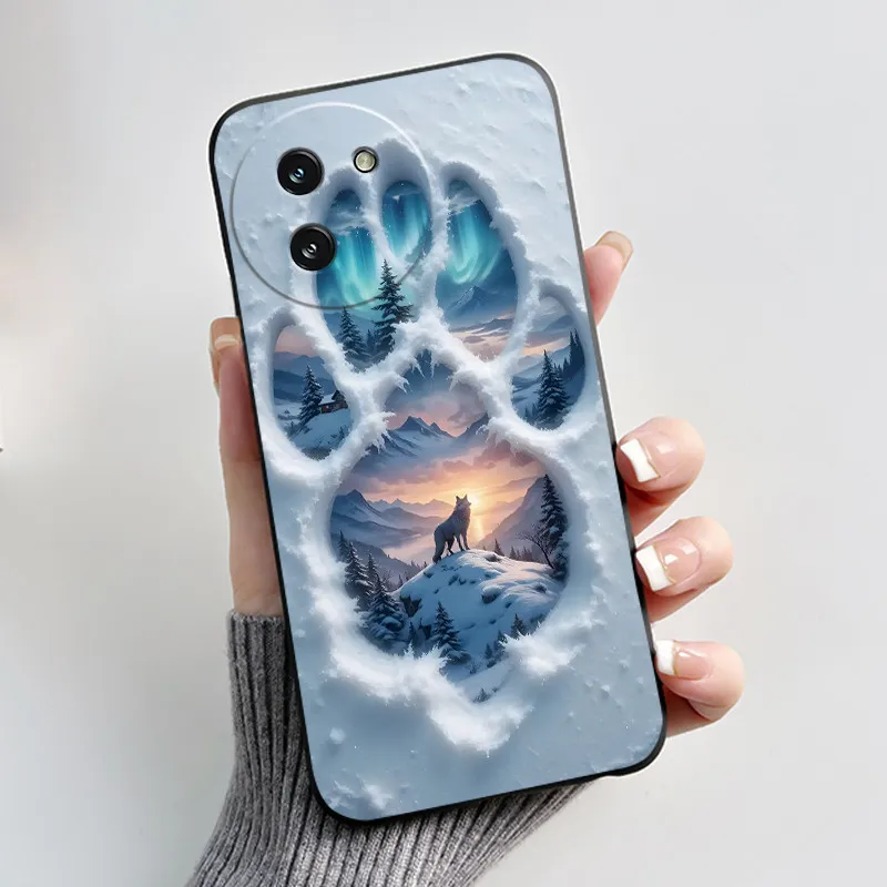 Stylish Black Love Shockproof Silicone Phone Case