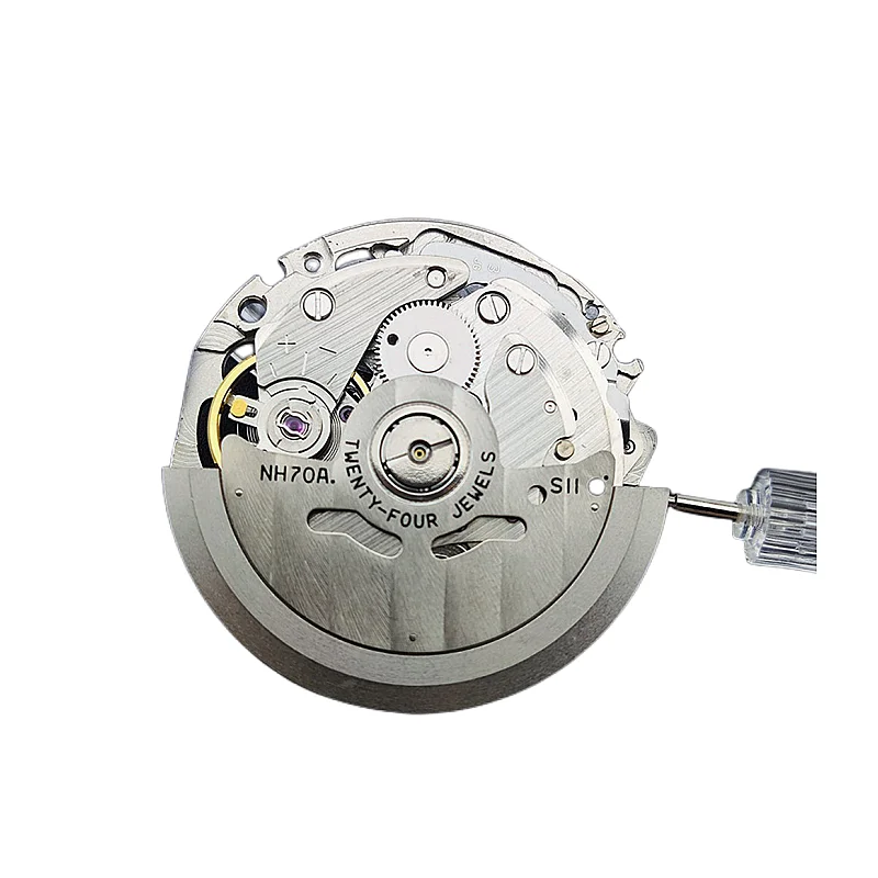 High Accuracy Japan NH70/NH70A Hollow Automatic Movement 21600 BPH 24 Jewels Fit for SEIKO Mechanical Watches