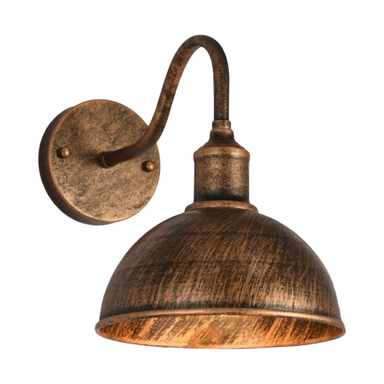 Wall Sconce Lamp E27 Rustic Vintage Style Iron Wall Light Lighting Fixture for