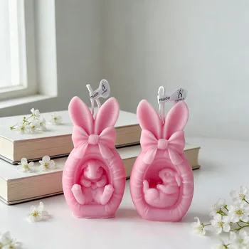 Bunny Egg Candle Mold 1