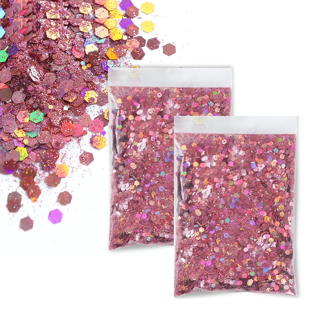 Holographic Iridescent Chunky Glitter Flakes