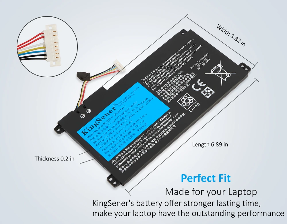 Bateria ASUS VivoBook E510MA