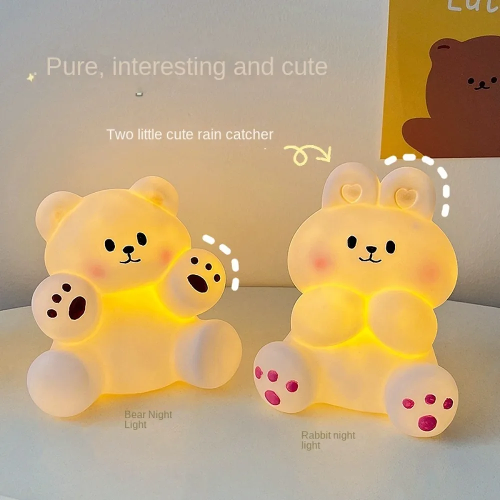 

Cute Baby Bear Bedside For Home Bedroom Table Lamp Sleeping Light Night Light LED Nightlight