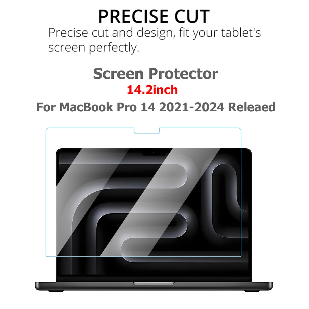 Premium 14.2-Inch Laptop Screen Protector - Tempered Glass