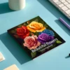 Beautiful Flowers Coloring Book 24Page Adult Picture Books Gift For Relieve Stress Kill Time Graffiti Painting Drawing Art Book 3
