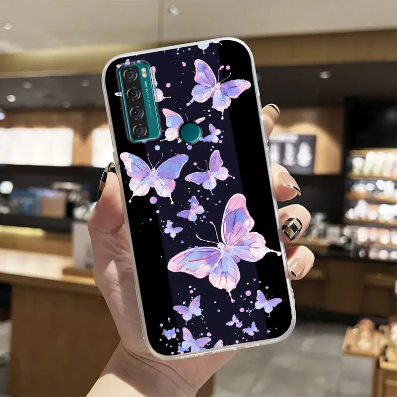Transparent Shockproof Silicone Soft Phone Case