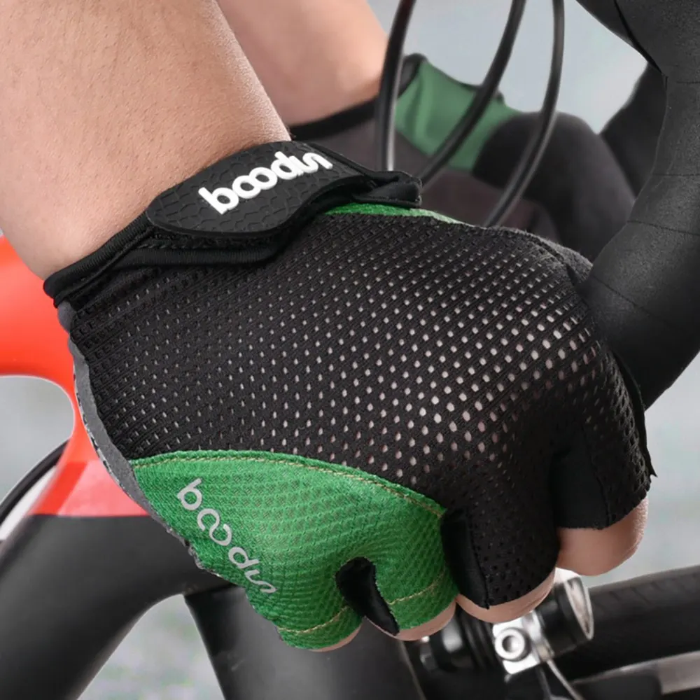 

Bicycle Glove Summer Silicone Non-Slip Sweat-Proof Breathable Fitness Sports Outdoor Bike Gym Power Half-Finger Gloves