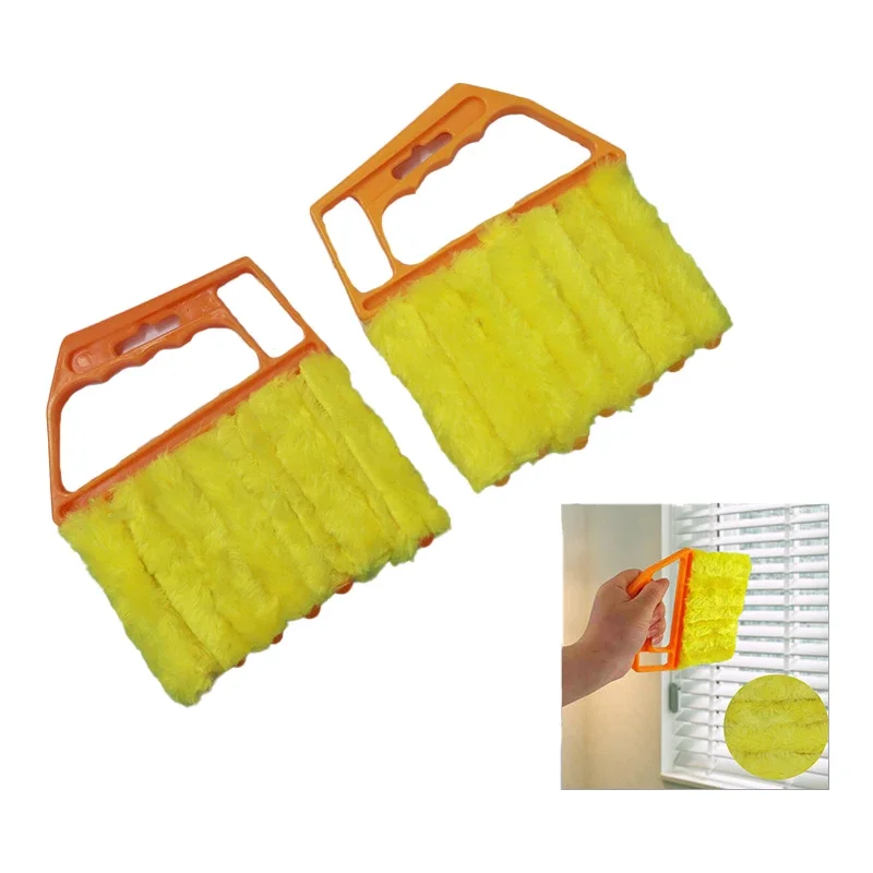 Blind Blade Cleaning Cloth Window Cleaning Brush Useful Microfiber Air Conditioner Duster Car Electric Fan Cleaner Washable Tool