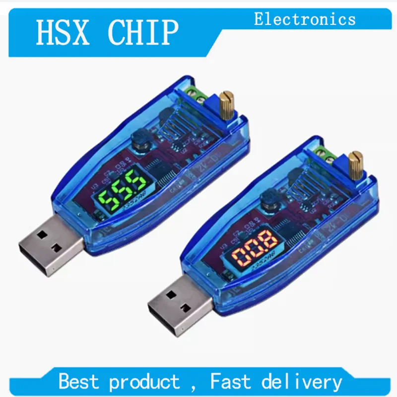 TECNOULAB 5 pièces Potentiomètre USB, convertisseur Buck-Boost 5V DC-DC
