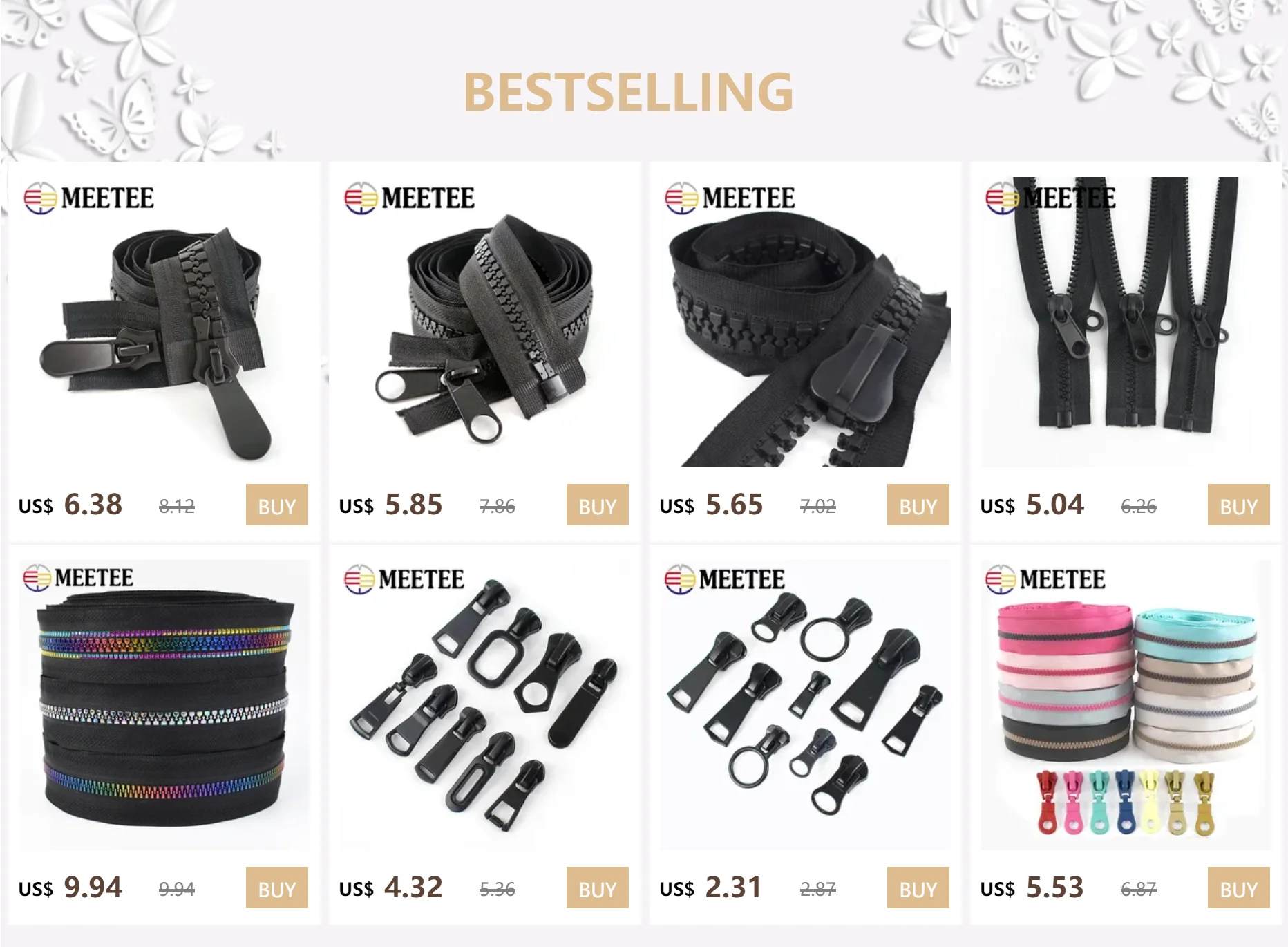 Description Picture 3 of item8# Meetee Resin Zipper 60-250cm Double Sliders Open End Zip Down Jacket Coat Tent Black Zippers DIY Sewing Clothing Accessories