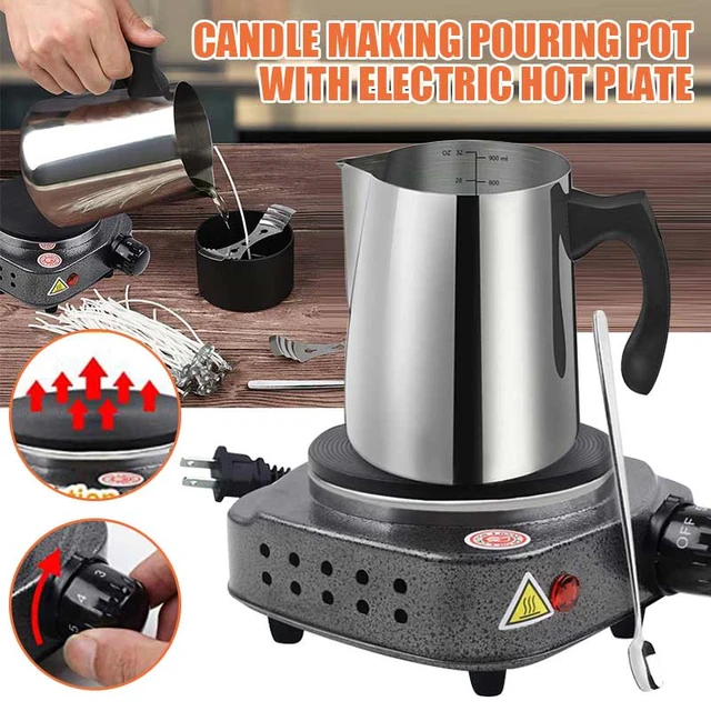 Candle Making Pouring Pot Electric Hot Plate For Melting Wax