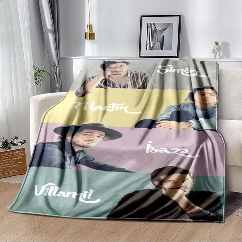 Morat Music Band Printed Flannel Blanket Soft Autumn and Winter Warm Plush Throw Blanket Adult Bedroom Sofa Bed Picnic Blanket 6