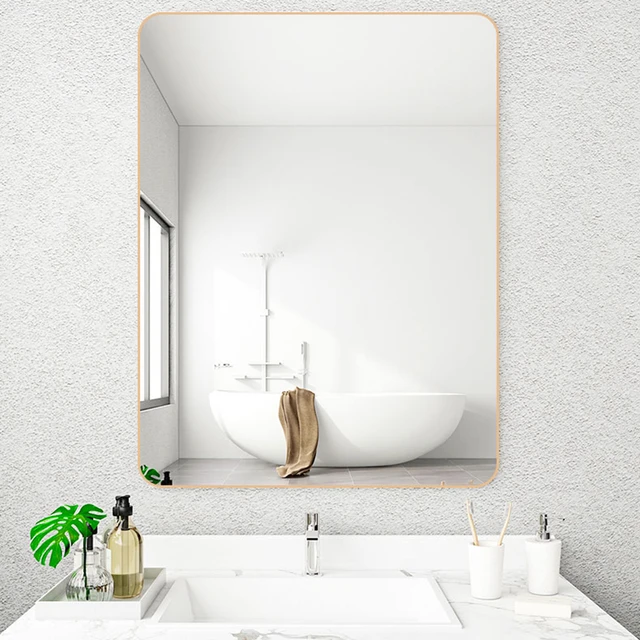 Grand miroir de douche, miroir de salle de bains complet, toilette