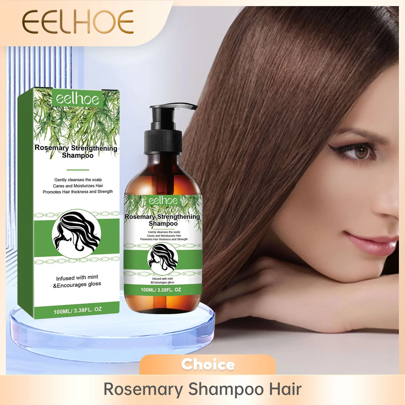 Hair Shampoo Rosemary Shampoo Hair Regrowth 100ml