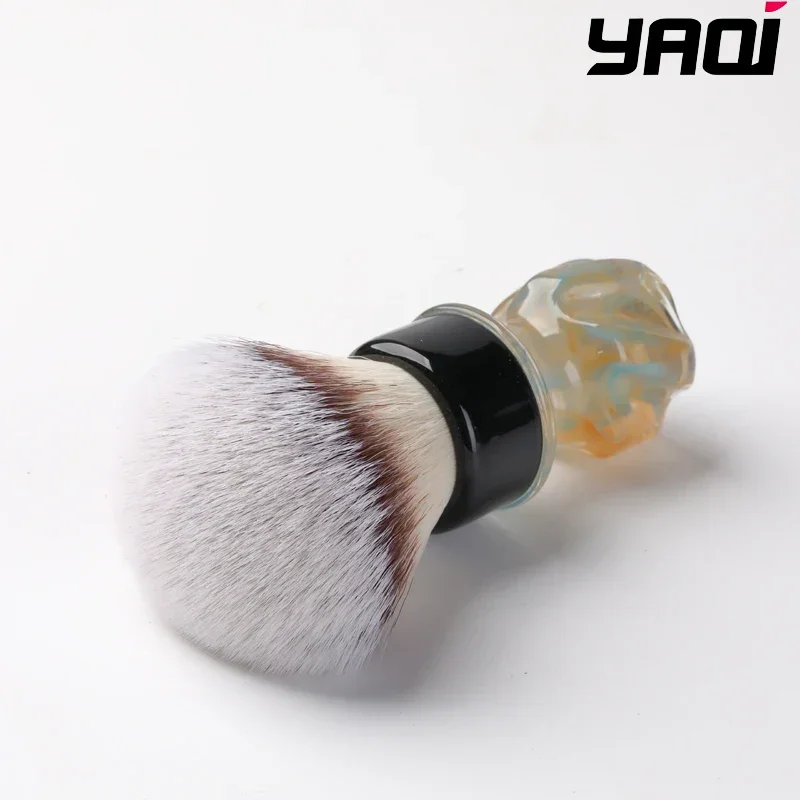 2026 YAQI 면도 브러쉬 네뷸라 28MM 합성 노트 웻 면도 브러쉬 수집품 남..