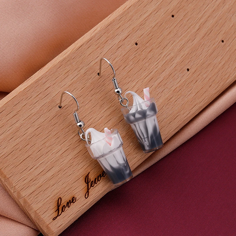 Summer Sweetness Drink-Inspired Dangle Earrings - Fashion Jewelry
