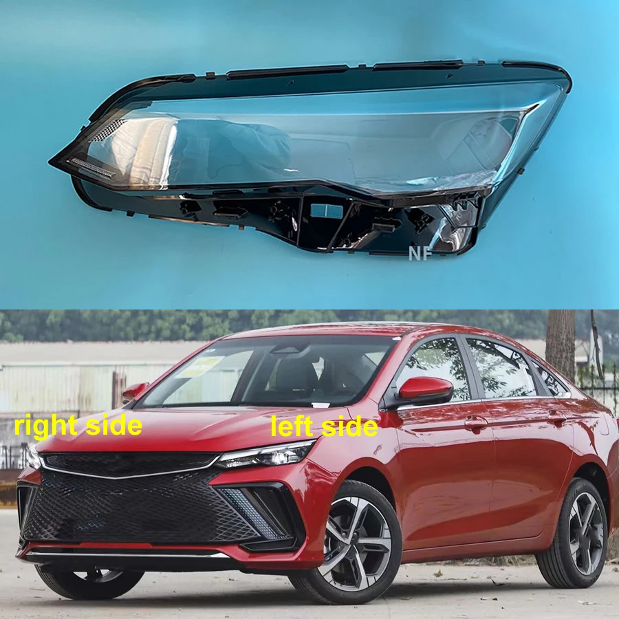 

For Geely Emgrand L 2022 Headlamp Cover Shade Headlight Transparent Lens Lamp Shell Masks Plexiglass Replace Original Lampshade