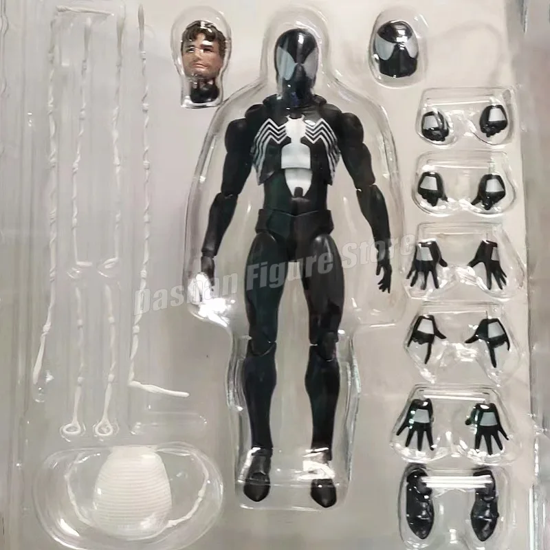 Spider-Man Symbiont Actionfigur Schwarz – S.H.Figuarts CT 147, Ca. 15 Cm | Hot Toys Marvel