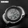 SKMEI 1068 Calendar PU Strap 5Bar Waterproof Digital Watch reloj hombre Outdoor Sport Watch Men Big Dial Fashion Simple Watches 3