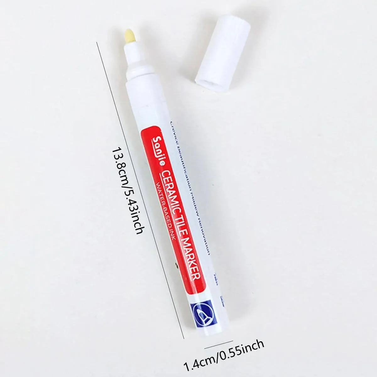 1pc-Waterproof ceramic tile gap repair pen - ceramic tile filling grouting pen, used for mold proof filling, cleaning agent