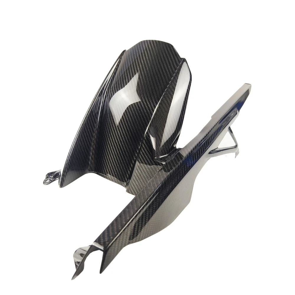 BMW S1000RR S1000R 2021-2025 M1000R M1000RR 2023-2025 오토바이 카본 파이버 리어 체인 커버 및 리어 펜더 페어링