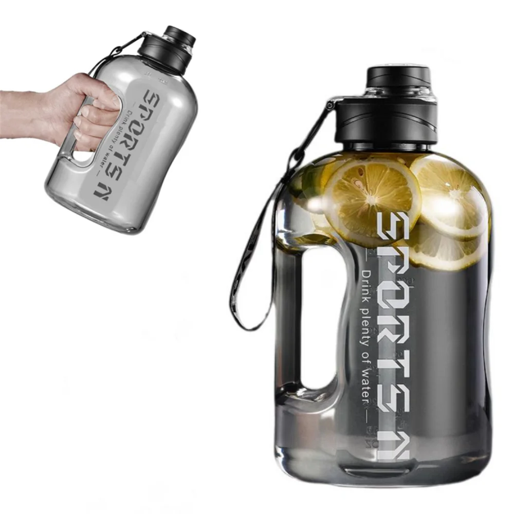 1.7L Water Bottle Gym Cycling Cup Precise Scale Portable Large Capacity Camping Sport Fitness Training 1PCS sports water bottle,portable water bottle