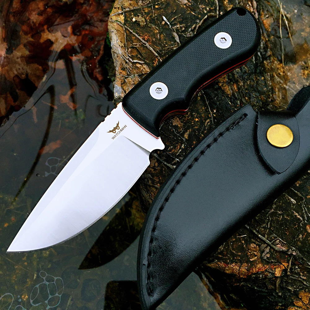 

Watchman Knife WF201 Fixed Blade D2 Knives Straight Survival hunting knives Tactical Camping Tool