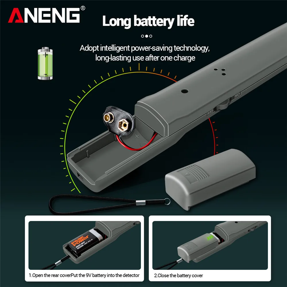Metal Detector ANENG DM3004A Hand-held Tool Finder
