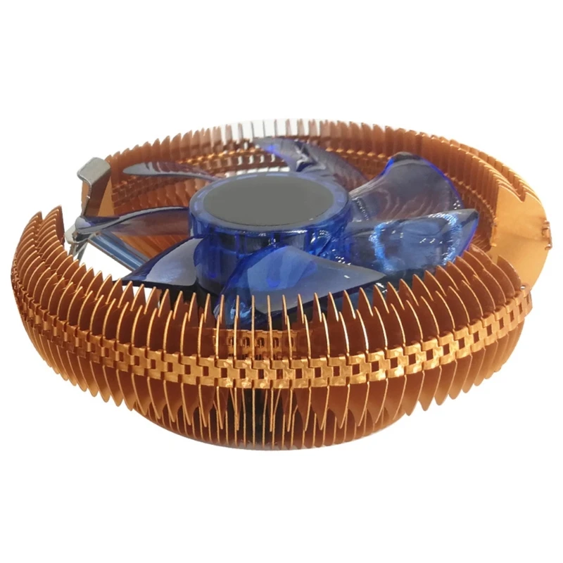 CPU 공기 냉각기 고성능 파란색 LED CPU 공기 라디에이터 유압 베어링 팬