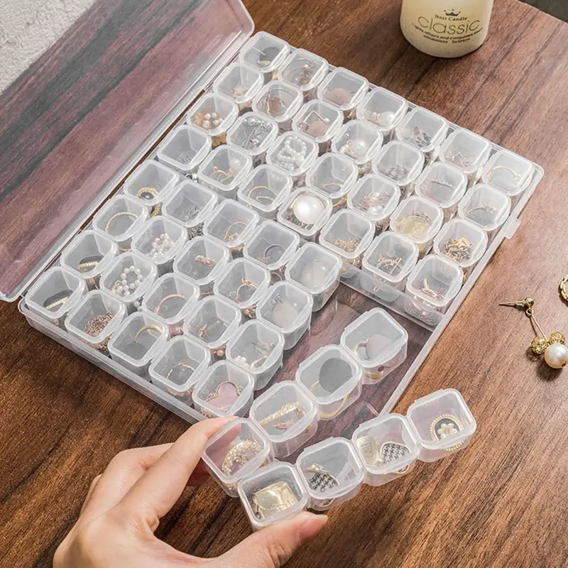 56/28 Diamond Embroidery Box Diamond Painting Cross Stitch Tools Accessory Boxes Case Useful Storage Dismountable 2