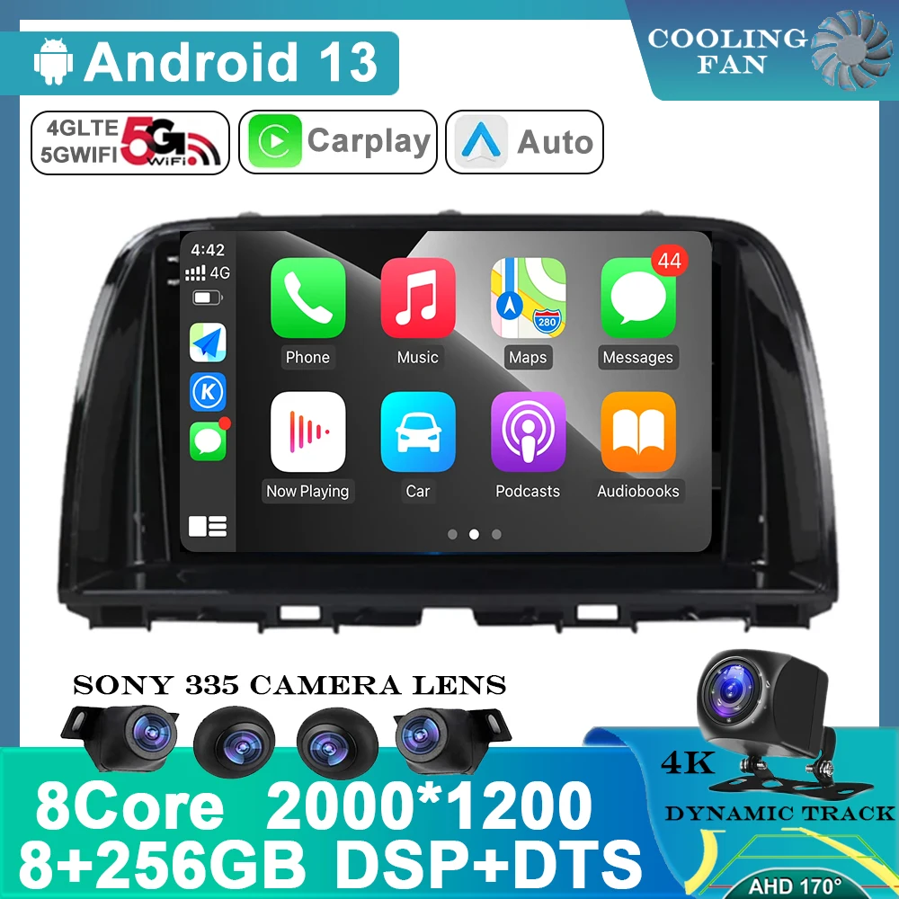 

Android 13 For Mazda MX-5 MX5 MX 5 NC 2005 - 2015 4G Carplay Car Multimedia Player Navigation GPS WIFI Car Radio Stereo DVD 4G