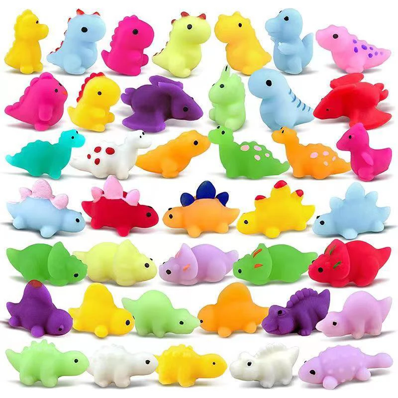 Mochi Squishy Toy Dinosaur Sensory Fidget Stress Relief ADHD Autism Anxiety Therapy Kids Toys Party Favors Classroom Prize squeeze stress ball toy