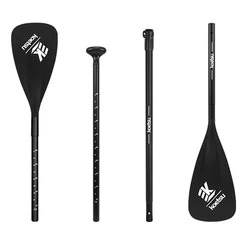 Portable Adjustable Aluminum Alloy Stand Up Paddle Board Paddle - Single and Double-Ended Design (Single Double Paddl)