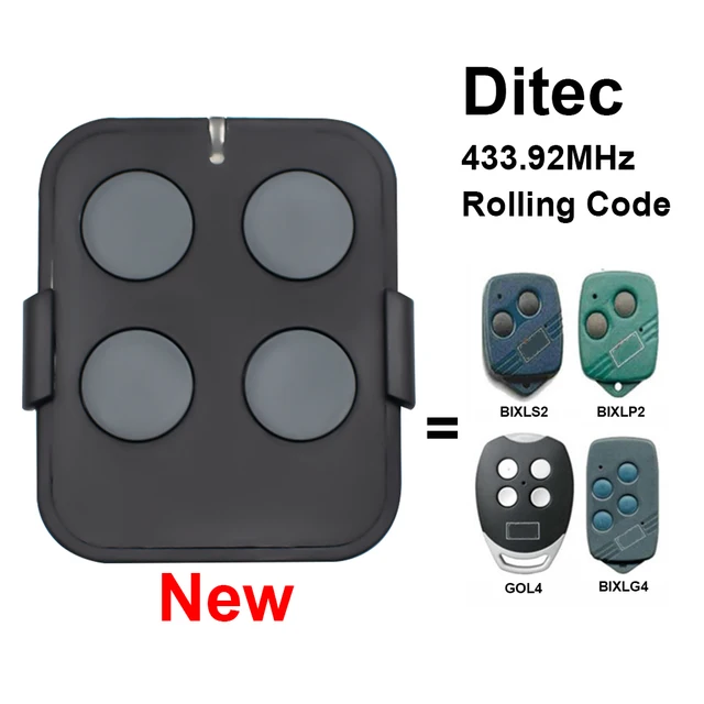 DITEC ENTREMATIC ZEN2 Afstandsbediening Rolling Code 433.92MHz