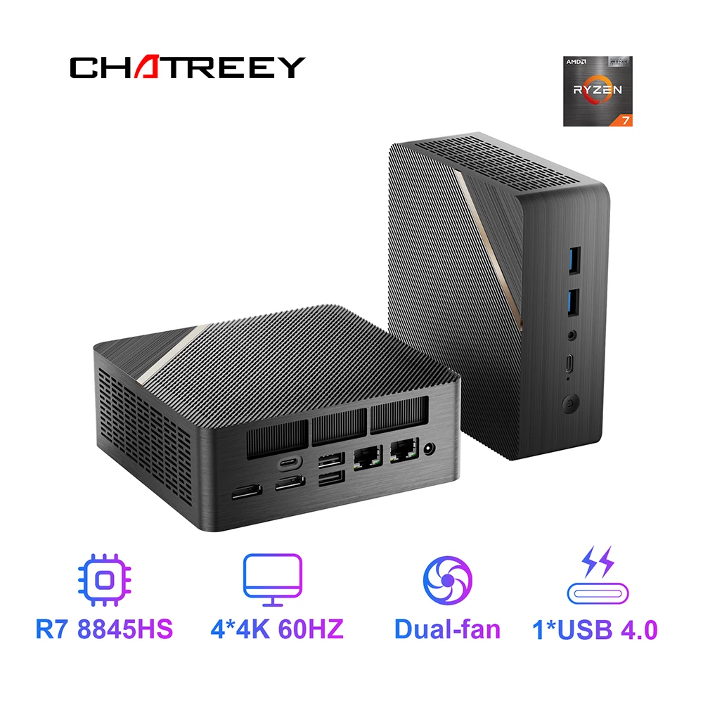 Chatreey Ryzen 7 7735HS ミニpc Chatreey AN3P Mini PC AMD 7735HS - Chatreey