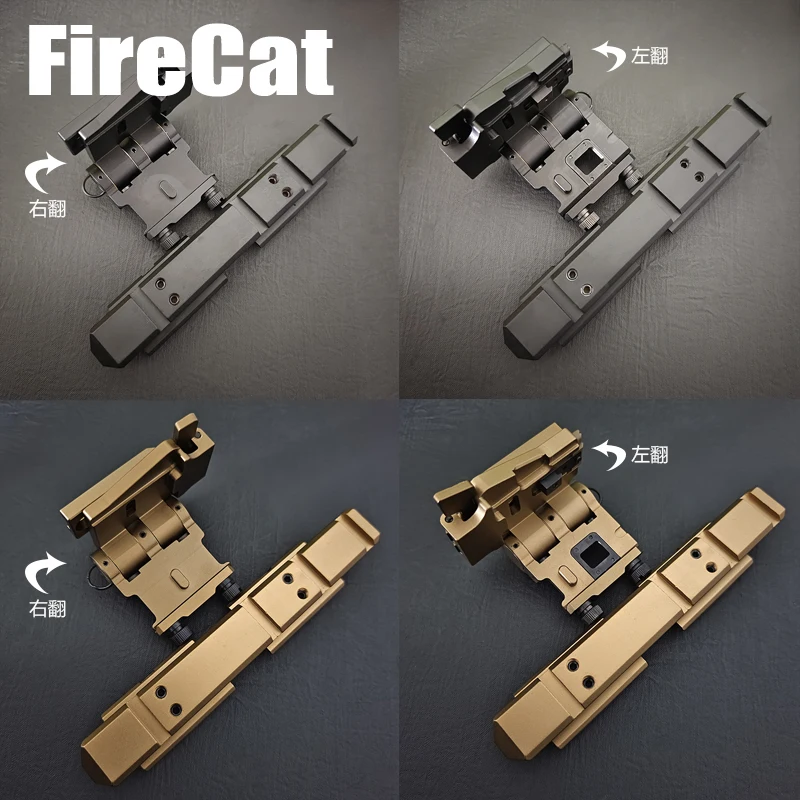 Irsoft Red Dot Mout G33 558 Wilcox Cincin Mount untuk Scope Sight Picatinny Adaptor Rollover Braket Taktis Aksesori Mount