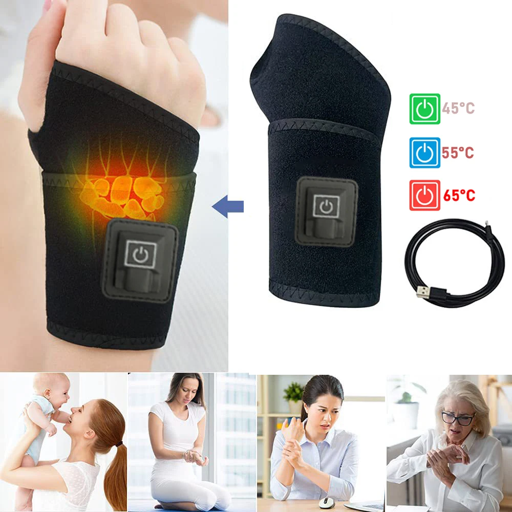 Ankle Calf Foot Vibration Massager Electric Heat Foot and Hand Massager Portable Ankles Hand Bracket With Hot Compress Massage