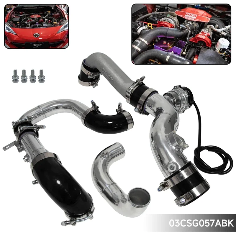 Front Mount Intercooler Kit For Toyota 86 / GT86 / FT86, Subaru BRZ, Scion FR-S (2.0L) - Black