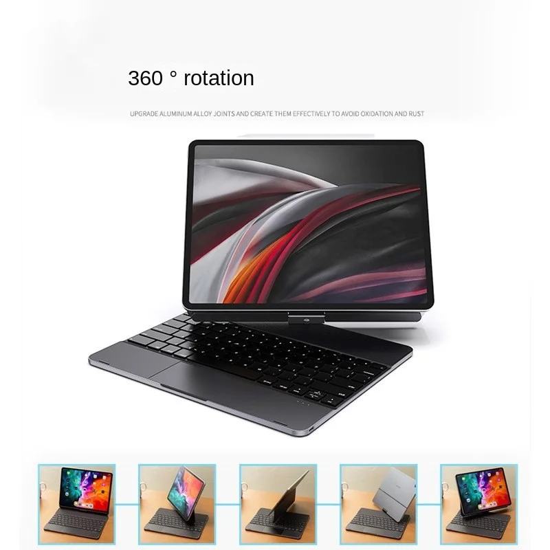 

Aluminum alloy magnetic bluetooth keyboard iPod 12.9 inch magic bluetooth keyboard iPad Pro11 smart trackpad keyboard