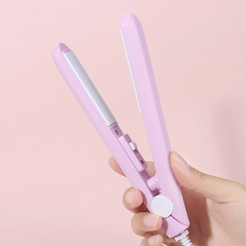Portable Mini Hair Straightener | Curling Iron