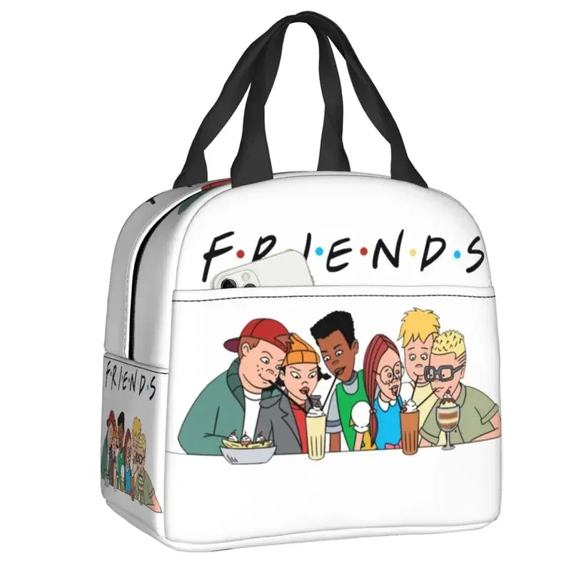 

Friends Tv Show Insulated Lunch Bag for Camping Travel Cooler Thermal Bento Box Women Children Food Container Tote Bags