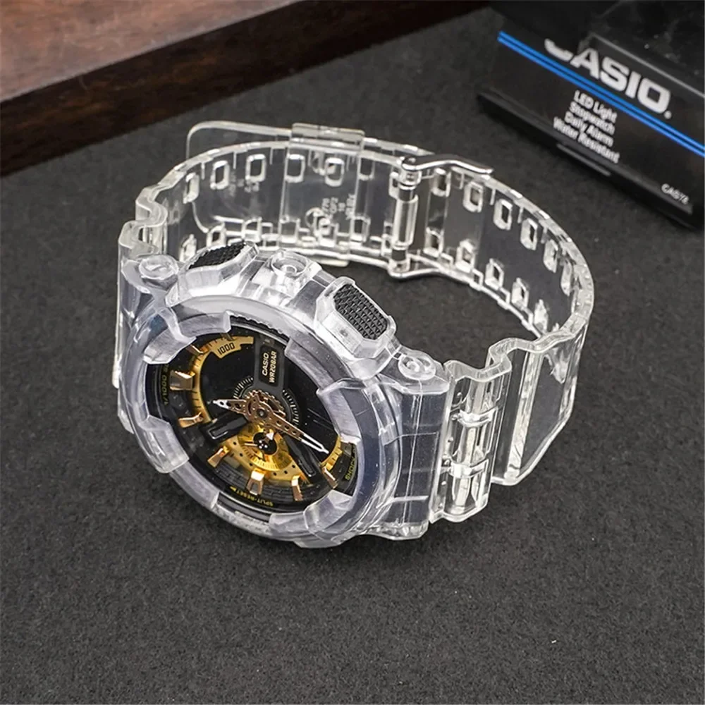Transparent Silicone Strap Case Kit for Casio G-Shock Sport Watch