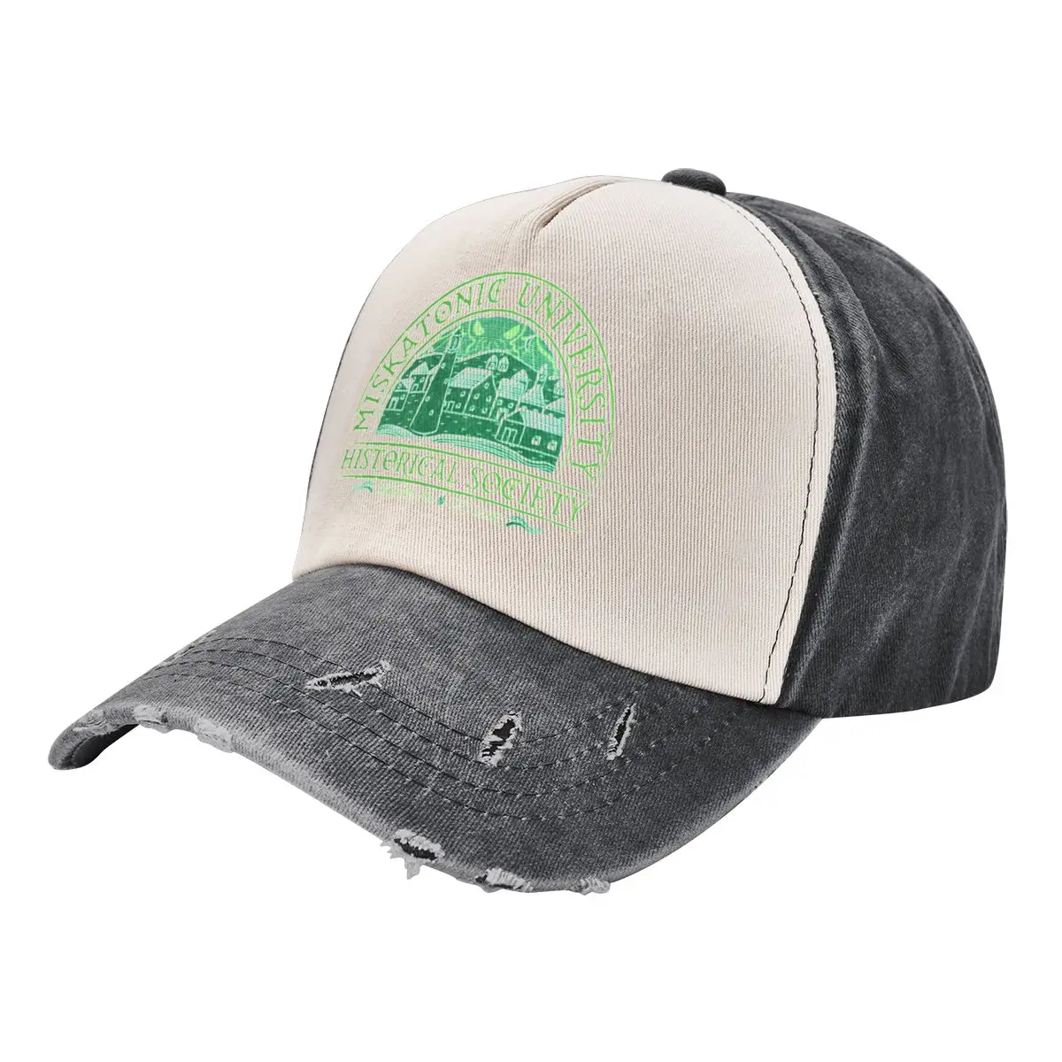 

Miskatonic Historical Society Baseball Cap Trucker Hat Mountaineering black Mens Hats Women's