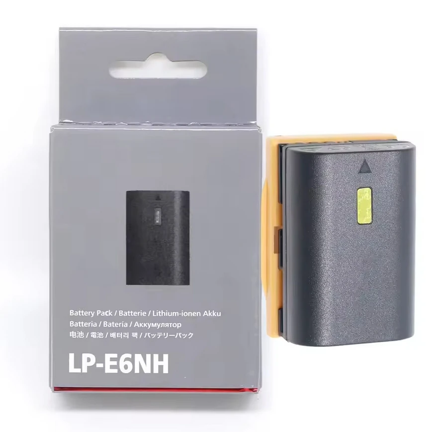 LP-E6NH LPE6NH 2130mAh Battery For Canon EOS R R5 R6 5D Mark IV III 5DS R 6D Mark II 7D II 90D 80D 60Da 5DS 5DS LC-E6E