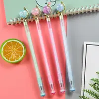 4 Piece Stationery Cute Crystal Globe Stationery Sweet Lovely Pretty Candy Gel Pen 2