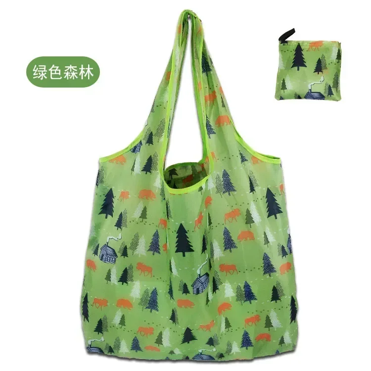 Floral Print Eco-Friendly Foldable Women's Tote Bag