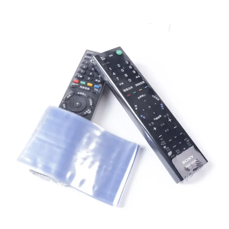 Transparent shrink film bag anti-dust protective case cover for TV air conditioner remote control shrink plastic